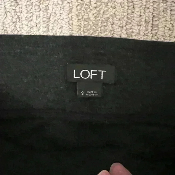 LOFT charcoal gray small thick leggings - Picture 2 of 4